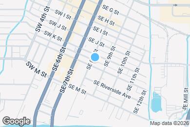 Map image of the property - 304 SE L St