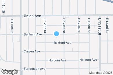 Map image of the property - 12202 Benham Ave