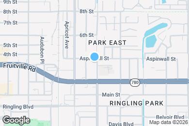 Map image of the property - 275 N Shade Ave