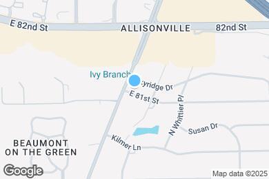Map image of the property - 8105 Allisonville Rd
