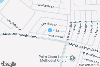 Map image of the property - 25 Louisville Dr