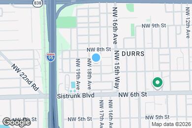 Map image of the property - 1707 NW 7th Ct