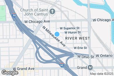 Map image of the property - 717 N Milwaukee Ave