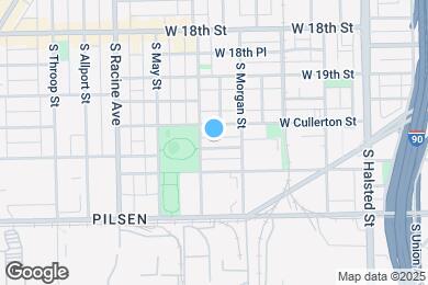 Map image of the property - 1026 W 20th Pl