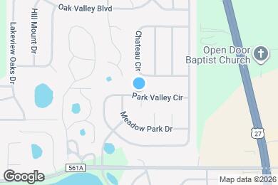 Map image of the property - 867 Park Valley Cir