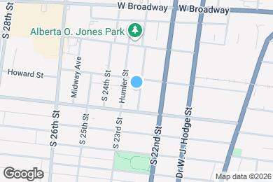 Map image of the property - 848 S 23rd St