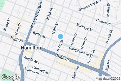 Map image of the property - 109 N 7th St