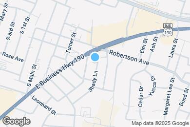 Map image of the property - 612 Shady Ln