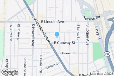 Map image of the property - 2375 S Woodward St