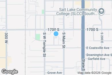 Map image of the property - 1733 S Richards St