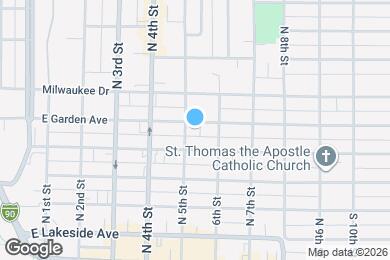 Map image of the property - 508 E Garden Ave