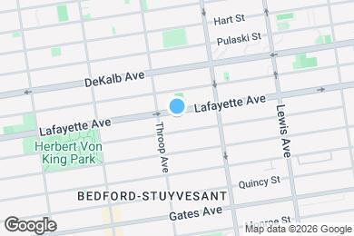 Map image of the property - Cozy Private ROOM in Bedford-Stuyvesant