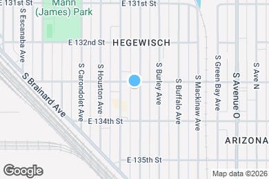Map image of the property - 13310 S Brandon Ave