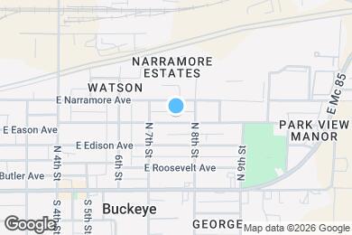 Map image of the property - 714 E Eason Ave