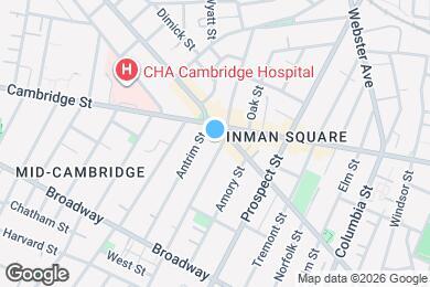 Map image of the property - 135 Inman St