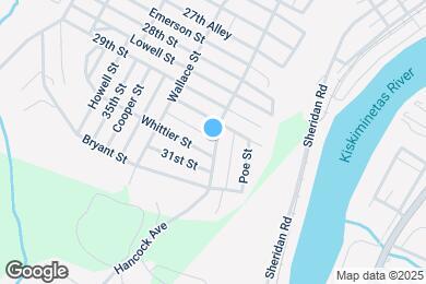 Map image of the property - 1008 Hancock Ave