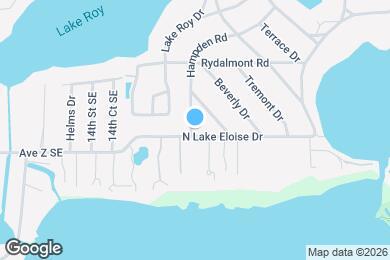 Map image of the property - 1881 N Lake Eloise Dr