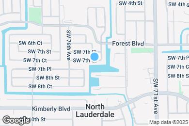 Map image of the property - 7506 SW 7th Ct