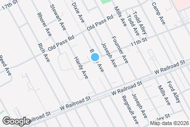 Map image of the property - 1113 Beach Ave