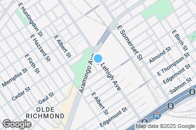 Map image of the property - 2452 E Lehigh Ave