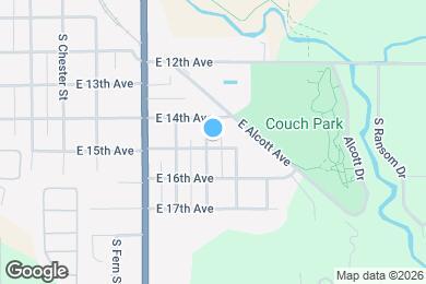 Map image of the property - 1421 S Springfield St