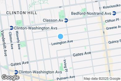 Map image of the property - 37 Lexington Ave