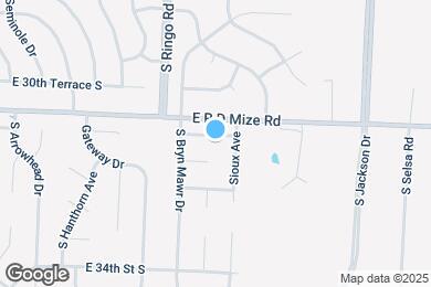 Map image of the property - 19305 E 31st Terrace Dr S