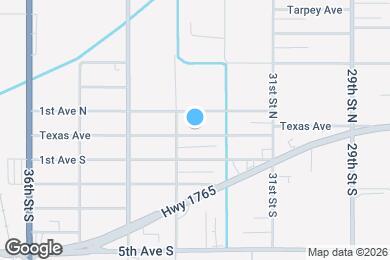 Map image of the property - 3226 Texas Ave
