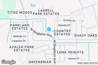 Map image of the property - 1117 N Singleton Ave