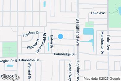 Map image of the property - 1425 Croydon Dr