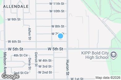 Map image of the property - 2837 W 6th St