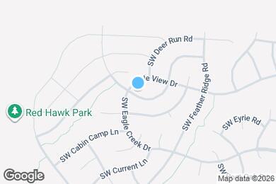 Map image of the property - 2340 SW HawkView Rd