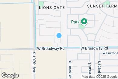 Map image of the property - 4218 S 105th Dr