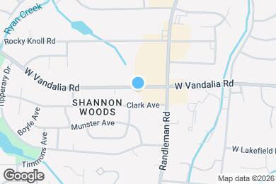 Map image of the property - 409 W Vandalia Rd