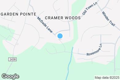 Map image of the property - 4772 McDade Lane