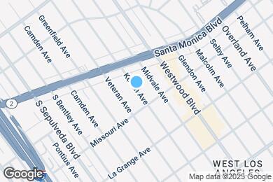 Map image of the property - 1861 Kelton Ave