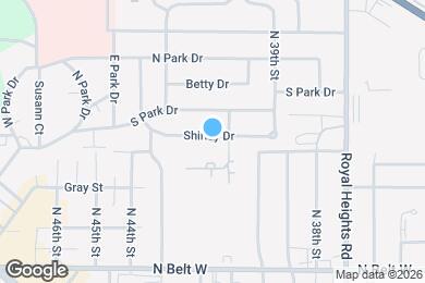 Map image of the property - 4104 Shirley Dr