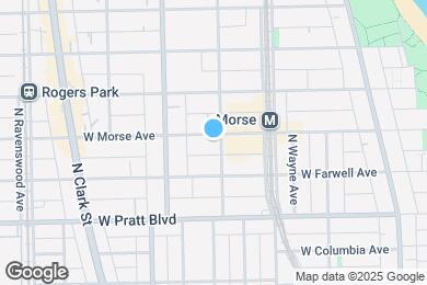 Map image of the property - 6928 N Greenview Ave