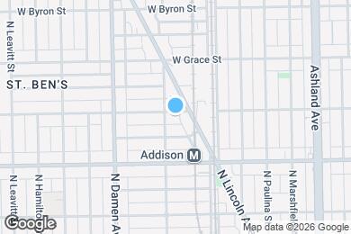 Map image of the property - 1843 W Waveland Ave