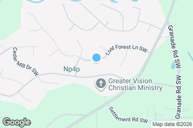 Map image of the property - 2120 Lost Forest Ln SW