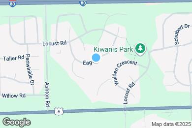 Map image of the property - 1821 Eagle Dr