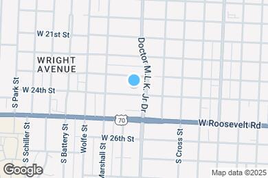 Map image of the property - 1514 W 24th St