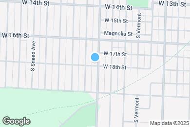Map image of the property - 1722 S Grand Ave