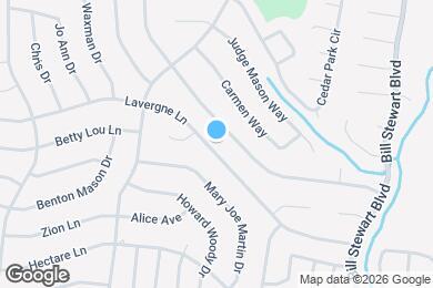 Map image of the property - 878 Lavergne Ln