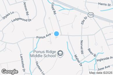 Map image of the property - 101 Ponus Ave