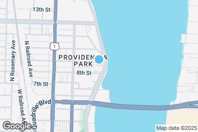Map image of the property - 917 N Flagler Dr