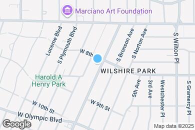 Map image of the property - 815 Crenshaw Blvd