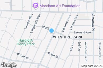 Map image of the property - 815 S Crenshaw Blvd