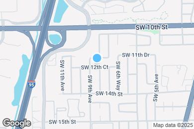 Map image of the property - 811 SW 12th Ct