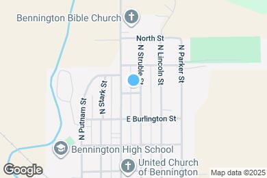 Map image of the property - 109 E Arlington St